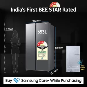 Samsung 653 L Refrigerator | Best Double Door, Convertible 5-in-1
